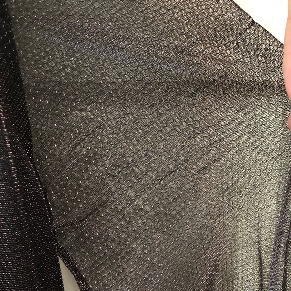 READ NWD Baltic Born Octavia Shimmer Dress Maxi Ballgown Glitter Wedding Black S - Picture 8 of 9